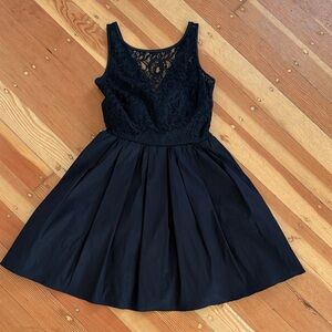 Aqua Dresses Black A-Line Cocktail Dress 4